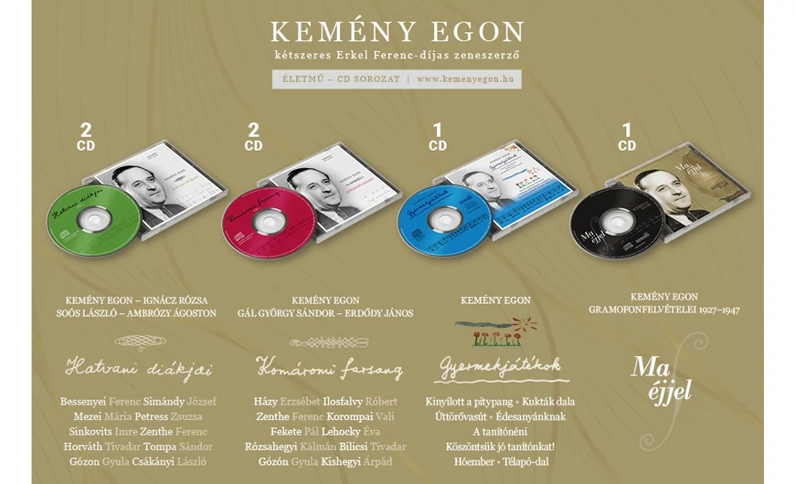 KEMÉNY EGON KÖLTŐ- ÉS ÍRÓ SZERZŐTÁRSAI