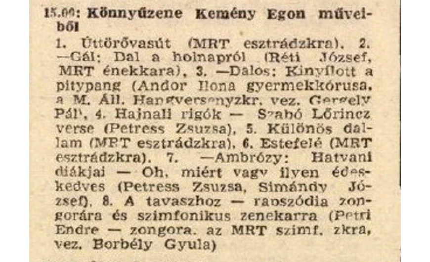 KEMÉNY EGON ÉLETÉNEK JÚLIUSI ÉVFORDULÓI